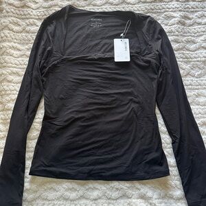 Black Long Sleeve Top